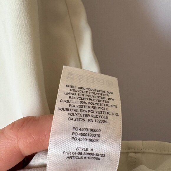 Aritzia Wilfred New Novella Shortsleeve Dress NWT Rainwash Green Size 4 - Picture 6 of 6